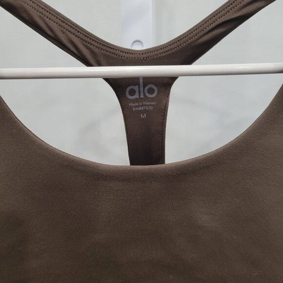 ALO YOGA Sleek Back Body Suit Expresso Size Medium New Never Worn - Picture 3 of 3